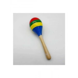 Gökkuşağı Renkli Marakas, 20 cm Uzunlukta Eğlenceli Tasarım