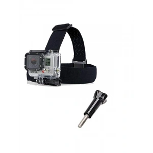 GoPro Uyumlu Kafa Bandı ve Sabitleme Vidası Head Strap
