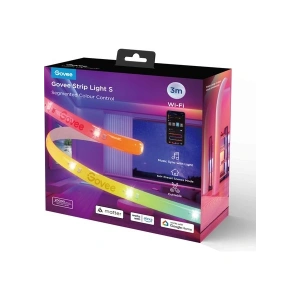 Govee LED Şerit 3m Renkli Koruyucu Kaplama ile 12V İç Mekan Aydınlatma