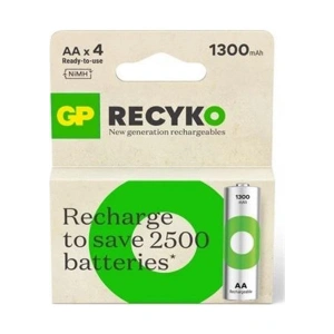 GP AA 1300 mAh Şarjlı Kalem Pil 4lü Paket GP130AAHCEMTR-4LÜ