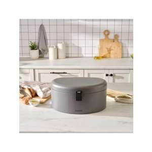 Gri Ekmek Kutusu - 36x25 cm Boyutunda