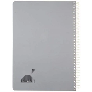 Gri/Mavi Renkli 144 Yapraklı Karton Kapaklı Spiralli Defter