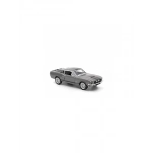 Gri Renkli KT5372D Geri Çekme Oyuncak, 1967 Shelby GT500 Modeli