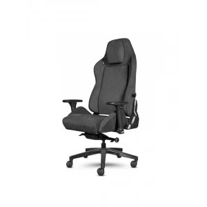 Gri Renkli Kumaş Çalışma Koltuğu Ergonomik Tasarım