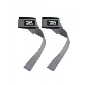 Gri Renkli Padded Lifting Straps, Güçlü Destek
