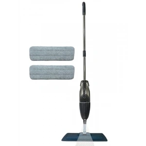 Gri Sprey Mop, 700cc Su Hazneli, 2 Mop Bezi ile