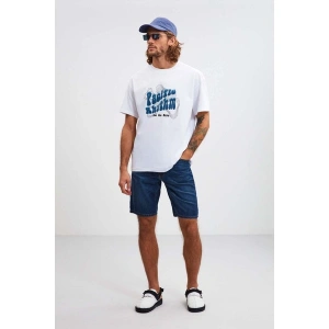 Grimelange Ruınas Erkek Relaxed Kalıp Denim Koyu Mavi Şort