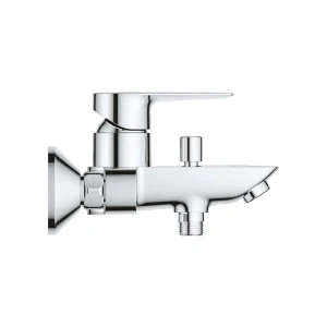 Grohe 23605001 Bau Edge Yeni Tek Kumandalı Banyo Bataryası, Krom