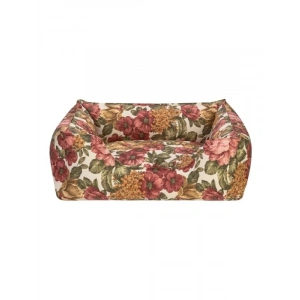 Gül Desenli Orta Boy Köpek Yatağı 65x80cm