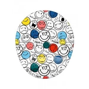 Gülümseme Desenli Bilek Destekli Mouse Pad