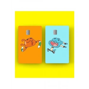 Gumball Kredi Kartı Sticker Kaplama, 2li