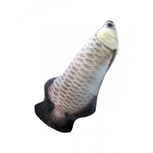 Gümüş Arowana Şekilli 40 cm Peluş Oyuncak