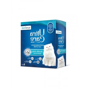 Gümüş İyonlu Hassas Kediler İçin Kedi Kumu 8L Ultra Care