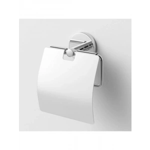 Gümüş Krom Kapaklı Tuvalet Kağıdı Aparatı, Vidalı Metal