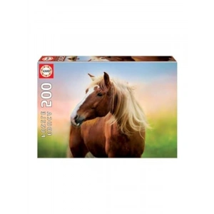 Güneş Doğarken Asil At Puzzle - 500 Parça Eğlenceli Oyun