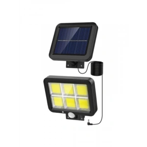 Güneş Enerjili 120 COB LED Aydınlatma, Hareket Sensörlü