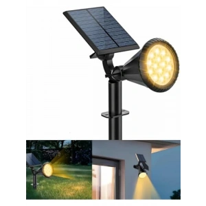 Güneş Enerjili Bahçe Aydınlatma Lambası, 18W Su Geçirmez
