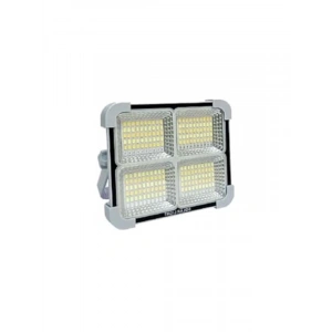 Güneş Enerjili Taşınabilir LED Projektör, 200W Sarı Beyaz Işık