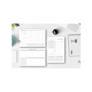 Günlük, Haftalık ve Aylık Planlayıcı Seti, 3lü Masaüstü