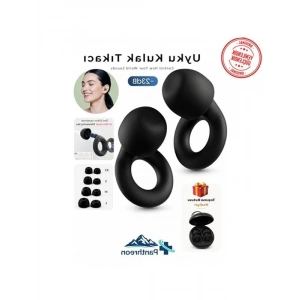 Gürültü Azaltıcı Uyku Kulak Tıkacı, 23 dB, 4 Farklı Boyut