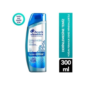 H&S Şampuan Derinlemesine Temiz Yoğun Ferahlik Deniz Mineralleri 300 Ml