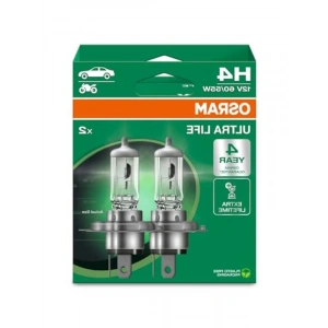 H4 60/55W 12V Ampul Ultralife Uzun Süreli Kullanım