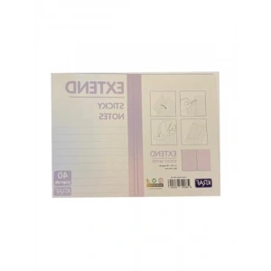 Hafif Çizgili Mor Yapışkanlı Not Kağıdı, 2x20 Yaprak