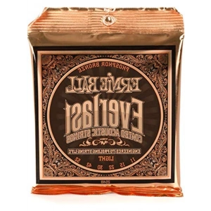 Hafif Kaplamalı Fosfor Bronz Akustik Gitar Telleri, 11-52 Ölçü