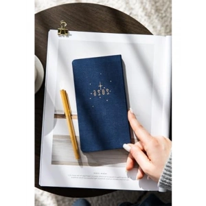 Haftalık Keten Cep Ajandası, 2026 Yılı, Lacivert