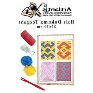 Halı Dokuma Tezgahı Seti, 22x29 cm Hobi Seti