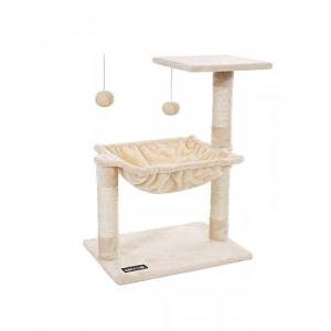 Hamaklı Kediler İçin Tırmanma Ağacı, 70 cm Yükseklik