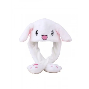 Hareketli Kulaklı Sevimli Tavşan Şapkası