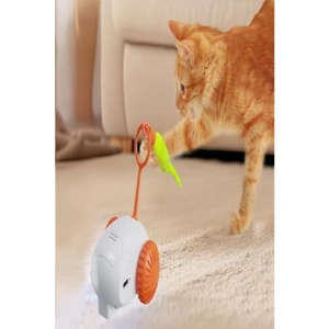 Hareketli Robot Kedi Oyuncağı, İnteraktif Tüylü Araba
