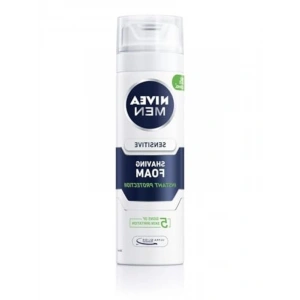 Hassas Ciltler için Tıraş Köpüğü, 200 ml Hızlı Koruma ve Rahatlatıcı