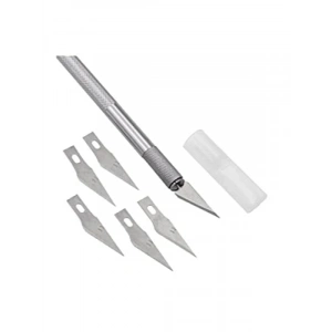 Hassas Kesim için Kretuar Bıçağı Seti - 5 Yedek Uç
