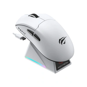 Havit Gamenote M5 Pro Superlight Kablosuz Gaming Mouse - 30.000 Dpı, PAW3950 - Rgb Şarj Standlı - Ekranlı