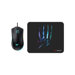 Havit Gamenote MS1037CM Rgb Ledli Makrolu 7200DPI Gaming Oyuncu Mouse + Mouse Pad