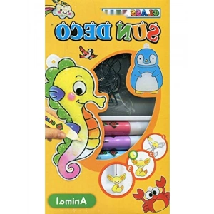 Hayvan Temalı Cam Boyama Seti - 6 Renk