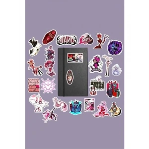 Hazbin Hotel Temalı Sticker Paketi, Bullet Journal için