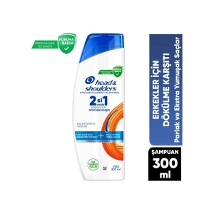 Head&Shoulders Erkekler Için Dökülmekarşıtı 2si 1 Arada Şampuan 300 ml