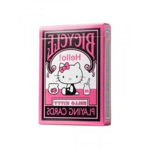 Hello Kitty Temalı Oyun Kartları, Siyah ve Pembe Tasarım