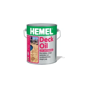 Hemel Deck Oil - Deck Zeminler Için Renkli Yağ - 2.5 Lt