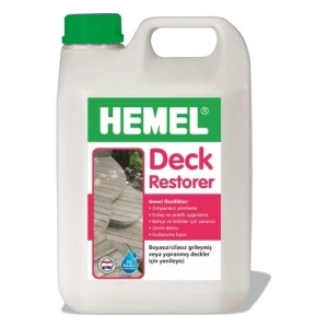 Hemel Deck Restorer Şeffaf Ahşap Yenileyici Temizleyicisi 2,5 lt
