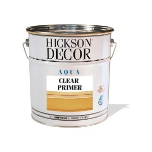 HEMEL Hickson Decor Aqua Clear Primer Şeffaf Ahşap Astar - 2,5 Lt