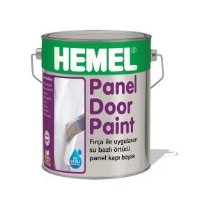 Hemel Panel Door Paint 2.5 Lt Beyaz Su Bazlı Panel Kapı Boyası