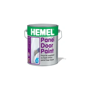 Hemel Su Bazlı Panel Kapı Boyası Beyaz - 0,75 Lt