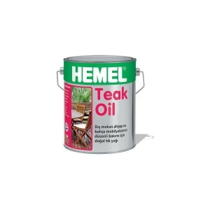 HEMEL Teak Oil 1. Sınıf Tik Yağı 5 Litre