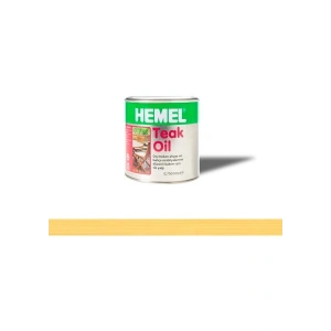 Hemel Teak Oil Şeffaf Tik Yağı 0,75 Lt