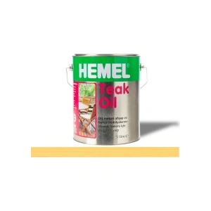 Hemel Teak Oil Şeffaf Tik Yağı 5 Lt