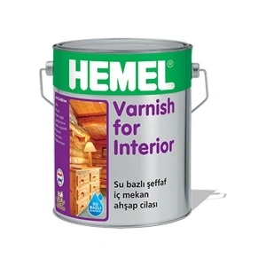 HEMEL Varnish For Interior Su Bazlı Aqua Cila İç Mekan 2.5 Lt